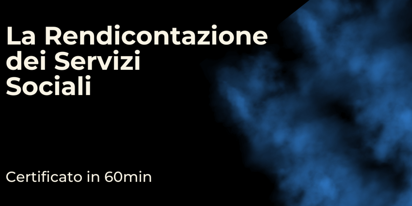 Rendicontazione dei servizi sociali