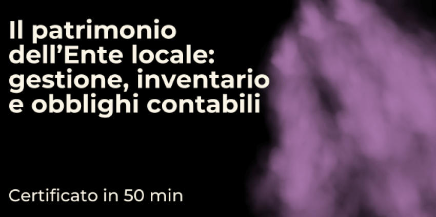 Il patrimonio dell’Ente Locale