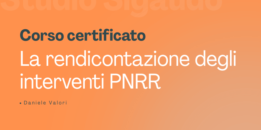 La rendicontazione degli interventi PNRR