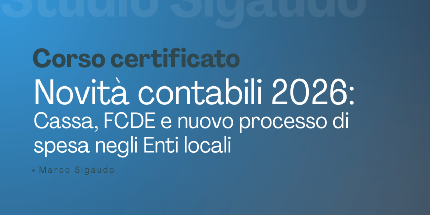 Novità Contabili 2026